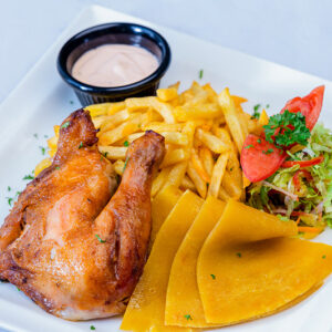 Quarter Chicken with Chips